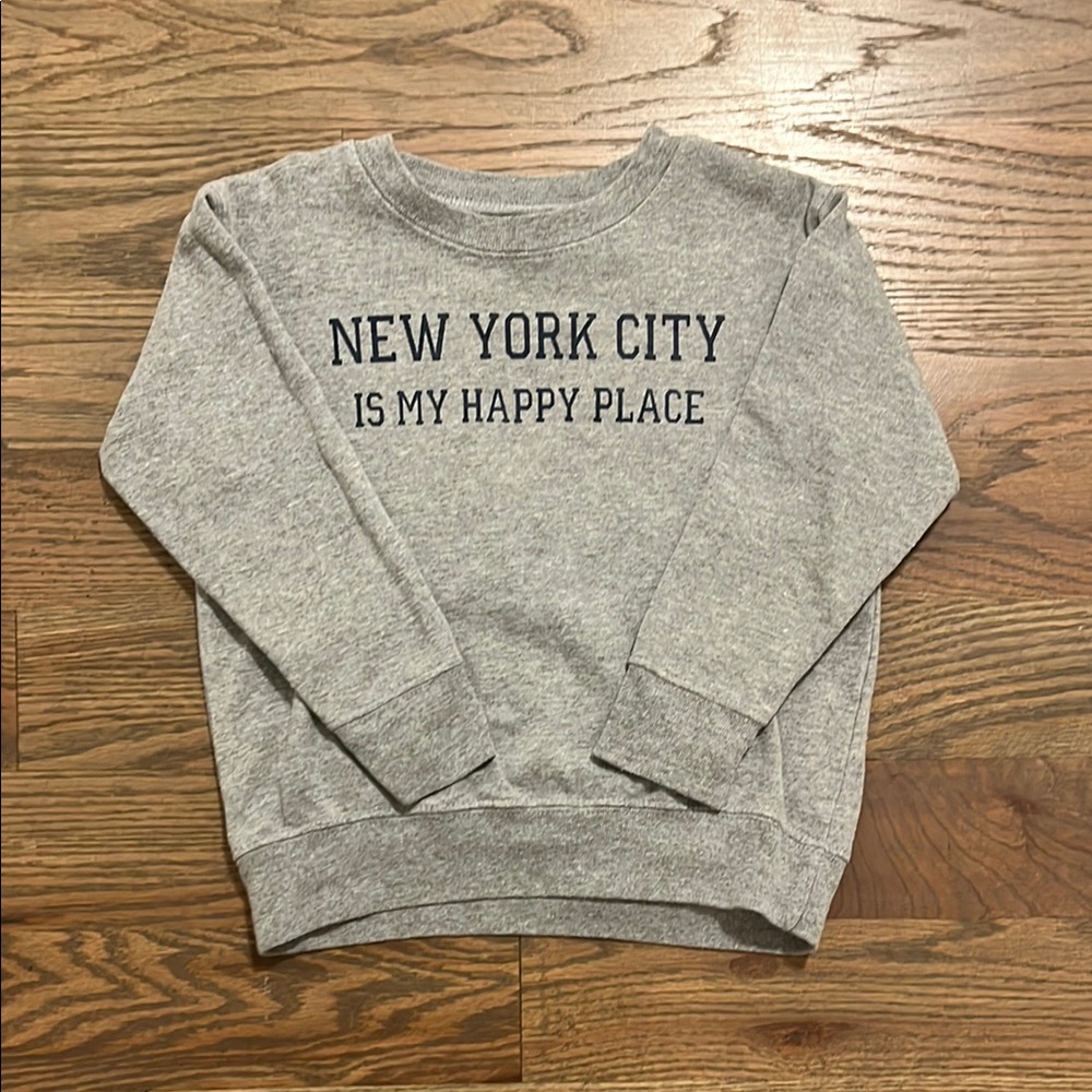 NYC toddler sweatshirt size 4T EUC